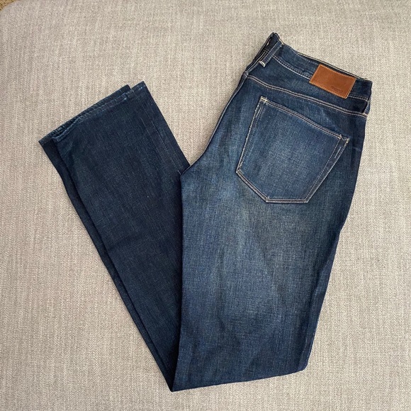 Madewell Rail Straight Jeans - Picture 2 of 3